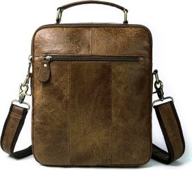 Cумка с эффектом старины мужская из натуральной кожи VINTAGE STYLE (14673)