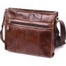 Стильная мужская сумка мессенджер в винтажном стиле VINTAGE STYLE (14666) - 2
