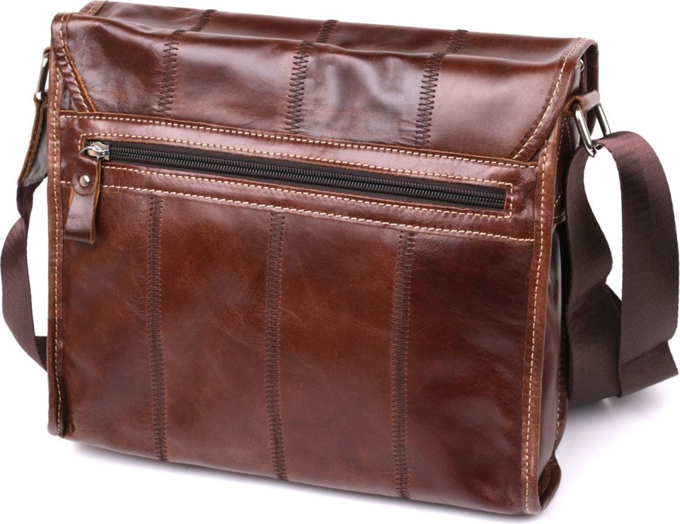 Стильная мужская сумка мессенджер в винтажном стиле VINTAGE STYLE (14666)