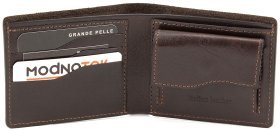 Чоловіче портмоне з гладкої шкіри Grande Pelle (13185)