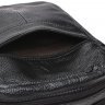 Недорога чоловіча сумка з натуральної шкіри компактного розміру через плече Borsa Leather (15662) - 5