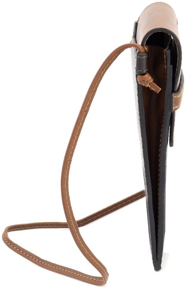 Сумочка кросс-боди для телефона из натуральной итальянской кожи Grande Pelle 102302 modnotak фото №3