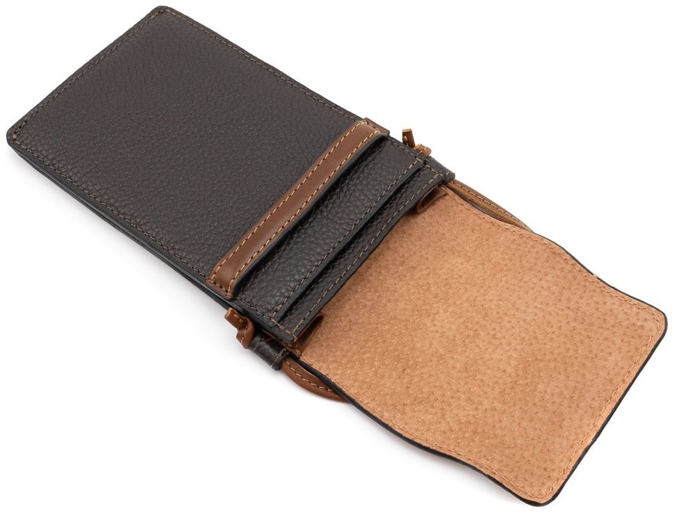 Сумочка кросс-боди для телефона из натуральной итальянской кожи Grande Pelle 102302 modnotak фото №7