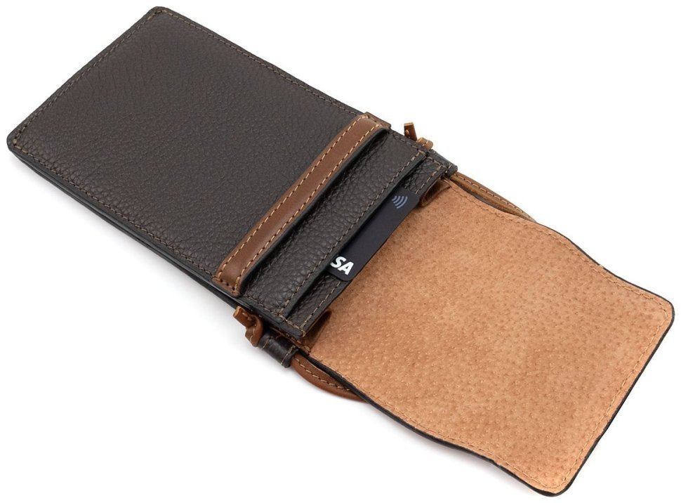 Сумочка кросс-боди для телефона из натуральной итальянской кожи Grande Pelle 102302 modnotak фото №8