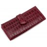 Класичний шкіряний гаманець марсалового кольору KARYA (1133-08) - 3