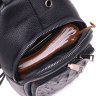 Мужская сумка-слинг среднего размера из натуральной кожи с тиснением Vintage (2421400) - 5