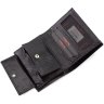 Черное портмоне из фактурной кожи с картхолдером Tony Bellucci (10686) - 7