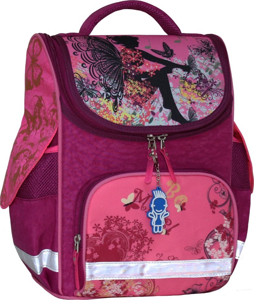 Яскравий каркасний рюкзак для дівчат з текстилю Bagland 53302