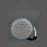 Кругла фетровий сумка c шкіряними вставками бірюзового кольору BlankNote Пігулка (12820) - 5