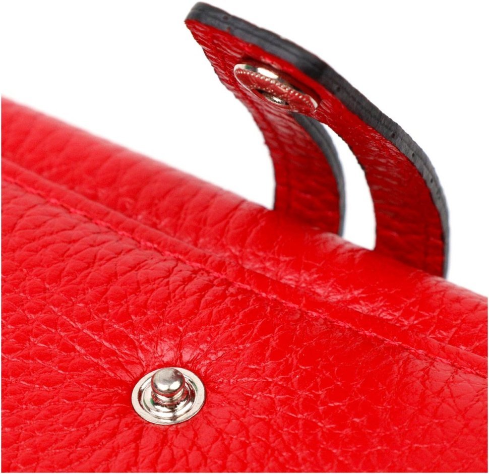 Яскравий жіночий гаманець-клатч великого розміру з фактурної шкіри Tony Bellucci (2421985)