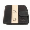 Кожаный мужской кошелек на кнопке с монетницей и RFID-защитой Ridgeback JBNC43MN 94302 черного цвета фото №6 Кожаный мужской кошелек на кнопке с монетницей и RFID-защитой Ridgeback JBNC43MN 94302 черного цвета modnotak фото - 6