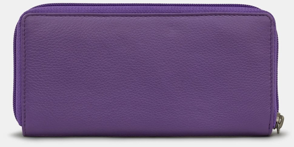 Кожаный женский кошелек на молнии с красивой нашивкой пчел и лаванды Yoshi (Baxter Bee Lavender Plum) 94402 фото №4 Кожаный женский кошелек на молнии с красивой нашивкой пчел и лаванды Yoshi (Baxter Bee Lavender Plum) 94402 modnotak фото №4