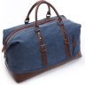 Добротна дорожня сумка великого розміру з текстилю Vintage (20083) - 7