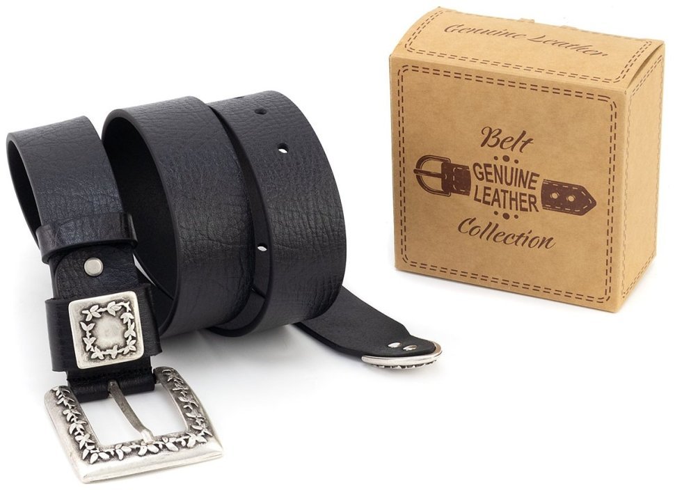 Женский кожаный ремень Gherardini 40822 с винтажной пряжкой и металлическим наконечником, черный фото №8 Женский кожаный ремень Gherardini 40822 с винтажной пряжкой и металлическим наконечником, черный modnotak фото №8