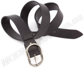 Стильный кожаный ремень под джинсы Grande Pelle (43002)