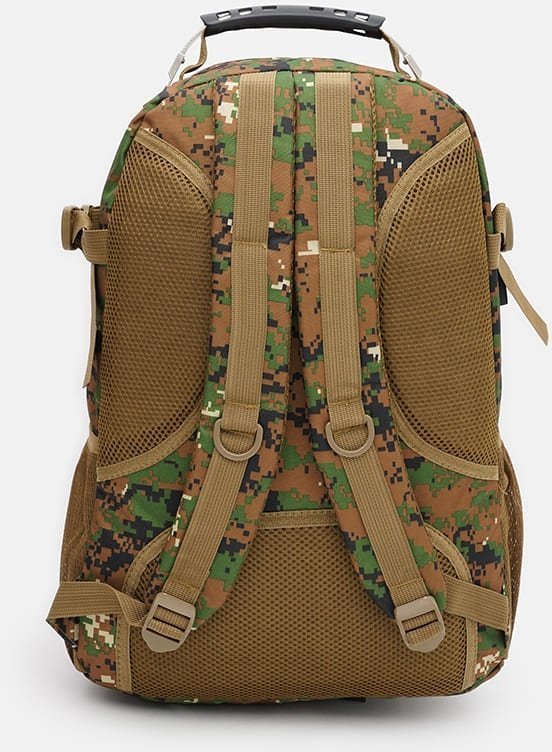 Чоловічий тактичний рюкзак із текстилю з маскувальним принтом піксель Monsen (56002)