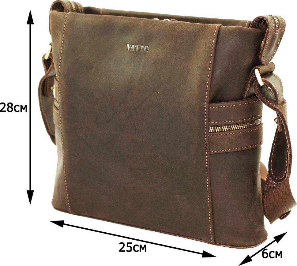 Мужская кожаная сумка винтажного стиля VATTO (12043)