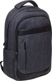 Темно-синій чоловічий рюкзак з поліестеру під ноутбук Aoking (57202)
