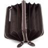 Кожаный вместительный кошелек на две молнии ST Leather (16202) - 2