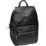 Шкіряний жіночий рюкзак чорного кольору під формат А4 - Keizer (57302) - 2