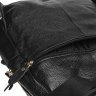 Женский кожаный рюкзак черного цвета под формат А4 - Keizer (57302) - 7