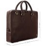 Повседневная деловая мужская сумка из гладкой кожи с отделением для ноутбука до 13" Visconti ML50 Carl коричневого цвета 108002 modnotak фото - 2