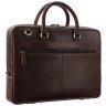 Повседневная деловая мужская сумка из гладкой кожи с отделением для ноутбука до 13" Visconti ML50 Carl коричневого цвета 108002 modnotak фото - 4