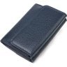 Середній жіночий гаманець синього кольору із натуральної шкіри флотар CANPELLINI (2421593) - 2