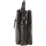 Маленькая женская наплечная сумка из натуральной кожи черного цвета Visconti Holly 69002 - 10