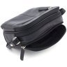 Маленькая женская наплечная сумка из натуральной кожи черного цвета Visconti Holly 69002 - 6