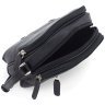 Маленькая женская наплечная сумка из натуральной кожи черного цвета Visconti Holly 69002 - 7