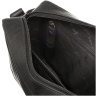 Горизонтальная женская сумка-кроссбоди из гладкой кожи черного цвета на молнии Visconti Robbie 69302 - 16