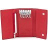 Червона жіноча ключниця вертикального типу з натуральної шкіри ST Leather (14025) - 2