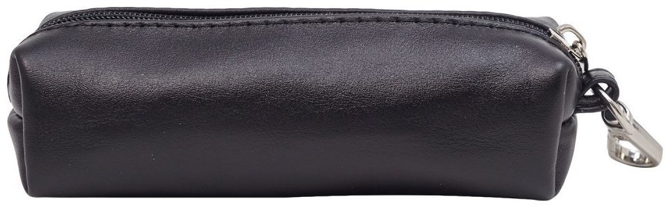 Черная ключница из гладкой кожи на одну молнию Desisan 81103 modnotak фото №2