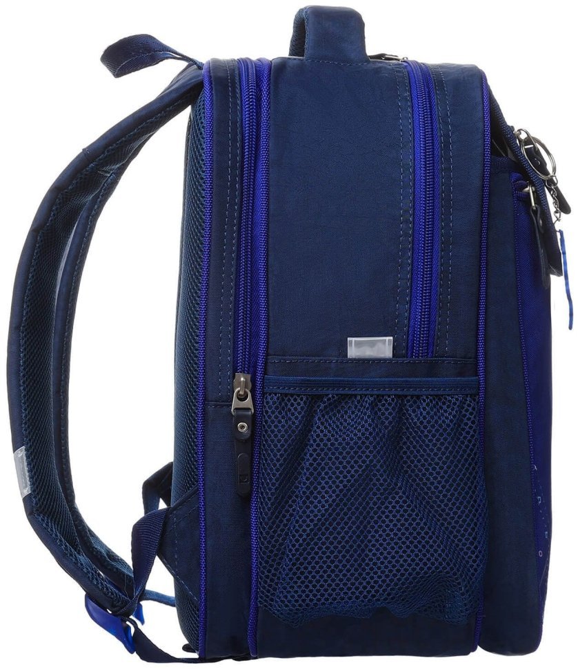 Школьный рюкзак для мальчика синего цвета принт космонавта, ортопедический Bagland 111203, 1-4 класс modnotak фото №3