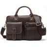 Мужская сумка - портфель из натуральной кожи в стиле винтаж VINTAGE STYLE (14667) - 1