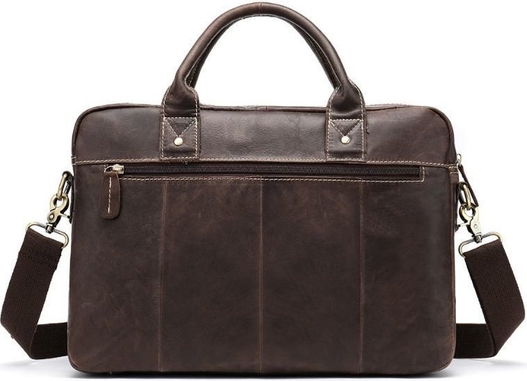 Мужская сумка - портфель из натуральной кожи в стиле винтаж VINTAGE STYLE (14667)