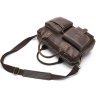 Чоловіча сумка - портфель з натуральної шкіри в стилі вінтаж VINTAGE STYLE (14667) - 6
