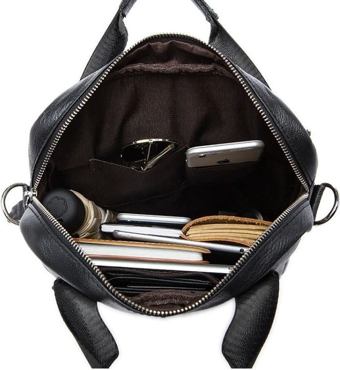 Наплечная мужская сумка вертикального типа с ручками VINTAGE STYLE (14674)