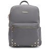 Сірий жіночий текстильний рюкзак на два відділення Monsen 71803 - 1