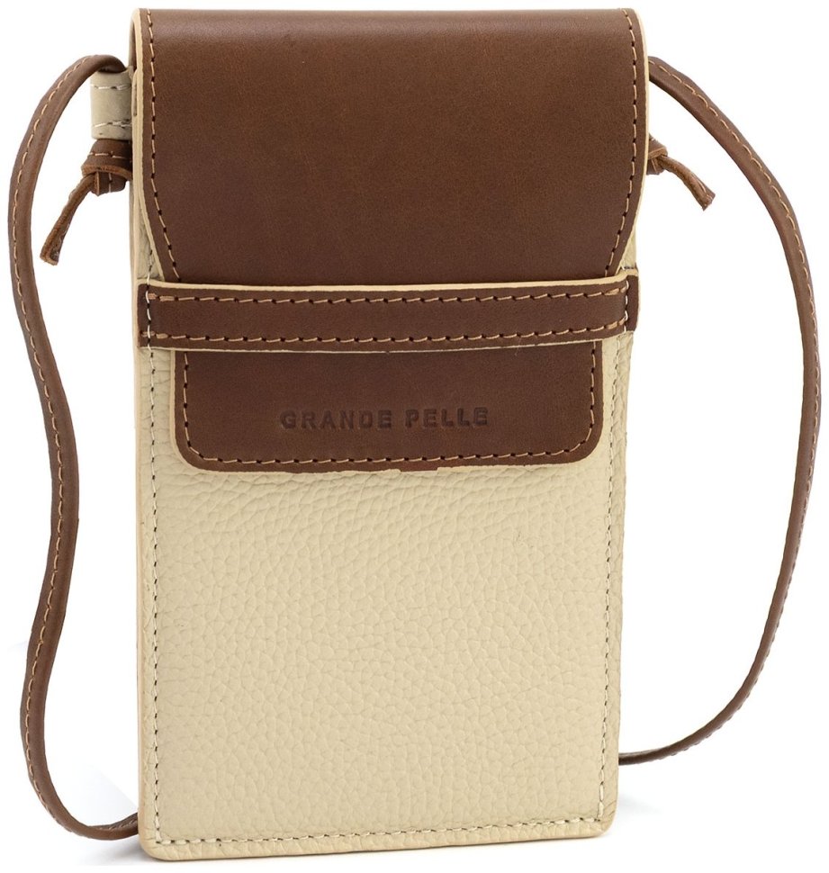 Жіноча шкіряна міні сумочка для телефону Grande Pelle 102303 (Італійська шкіра) фото №1 Жіноча шкіряна міні сумочка для телефону Grande Pelle 102303 (Італійська шкіра) modnotak фото №1
