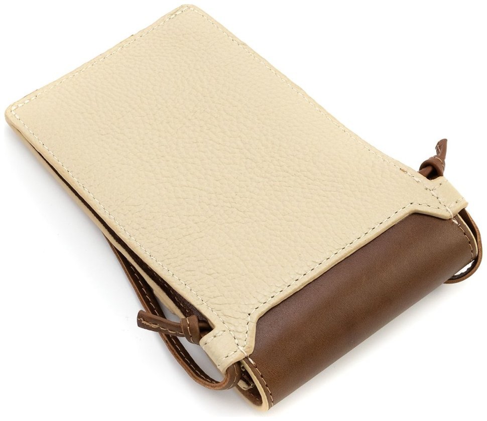 Жіноча шкіряна міні сумочка для телефону Grande Pelle 102303 (Італійська шкіра) фото №4 Жіноча шкіряна міні сумочка для телефону Grande Pelle 102303 (Італійська шкіра) modnotak фото №4