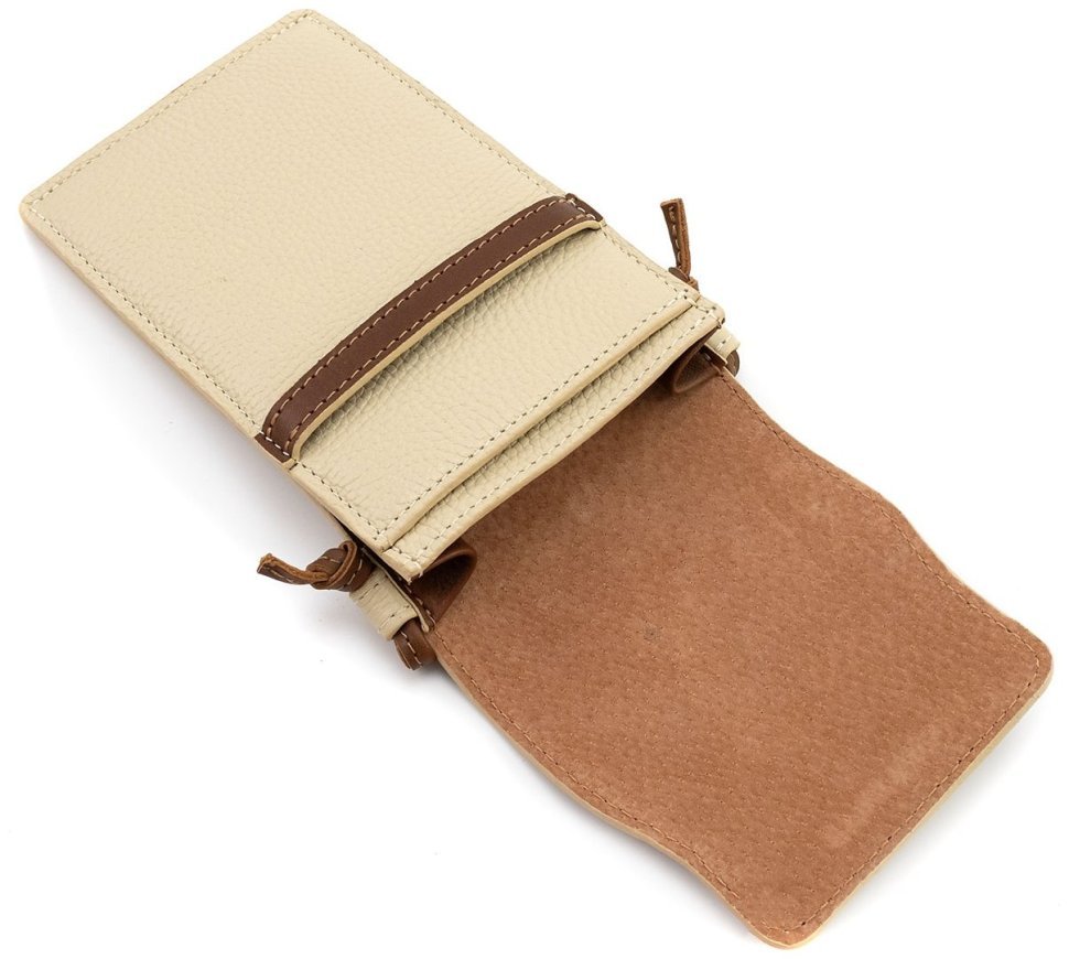 Жіноча шкіряна міні сумочка для телефону Grande Pelle 102303 (Італійська шкіра) фото №7 Жіноча шкіряна міні сумочка для телефону Grande Pelle 102303 (Італійська шкіра) modnotak фото №7