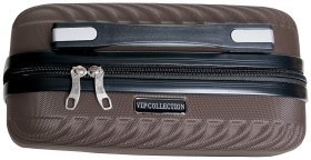 Пластикова дорожня косметичка Miami Beach 14 Vip Collection коричнева