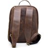 Темно-коричневый городской рюкзак из натуральной кожи Crazy Horse - TARWA (19760) - 4