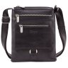 Вертикальна шкіряна сумка чорного кольору KARYA (0772-45) - 5