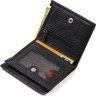 Черное мужское портмоне из натуральной кожи с тиснением CANPELLINI (2421739) - 4