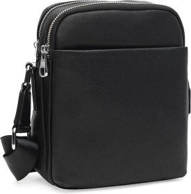 Чоловіча сумка-планшет маленького розміру з натуральної шкіри на дві блискавки Ricco Grande (21919)