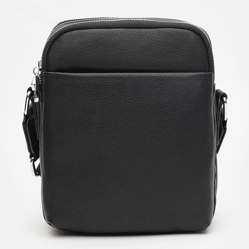 Мужская сумка-планшет маленького размера из натуральной кожи на две молнии Ricco Grande (21919)