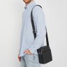 Мужская сумка-планшет маленького размера из натуральной кожи на две молнии Ricco Grande (21919) - 6
